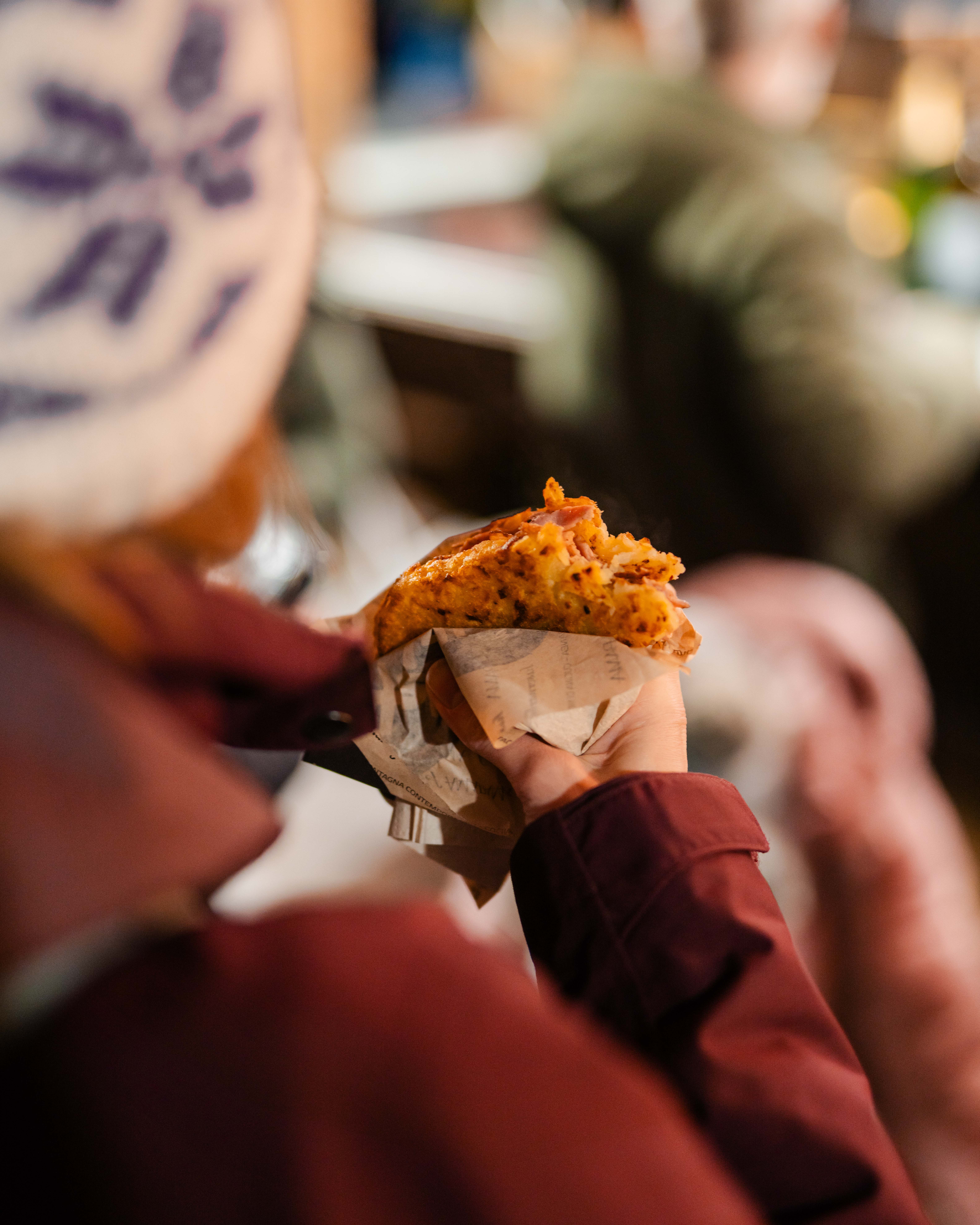 Il Tortel di patate street food da gustare passeggiando